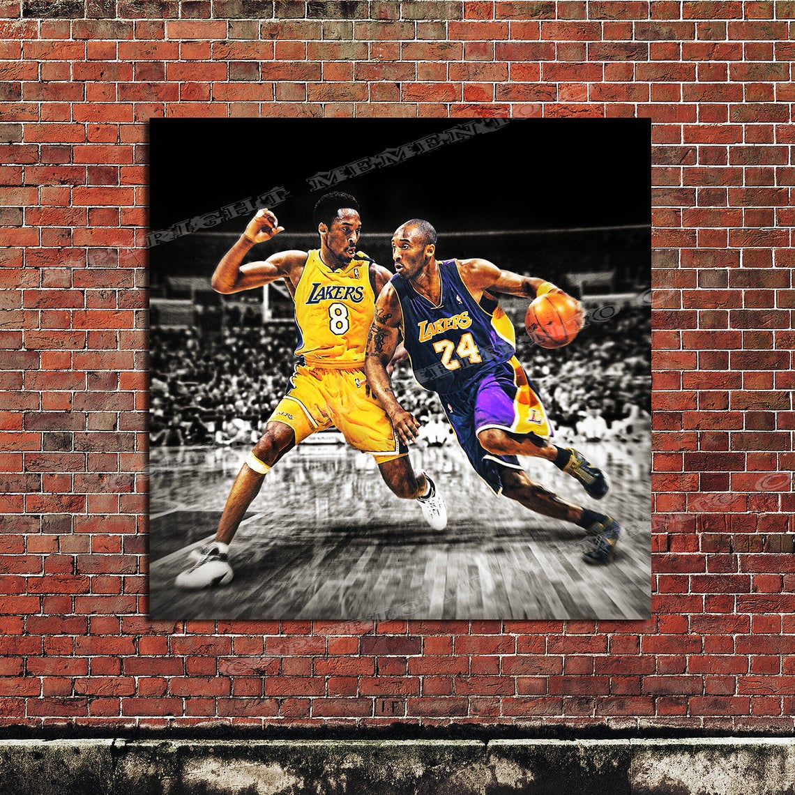 Lakers Basketball Player 24 Wall Mural
