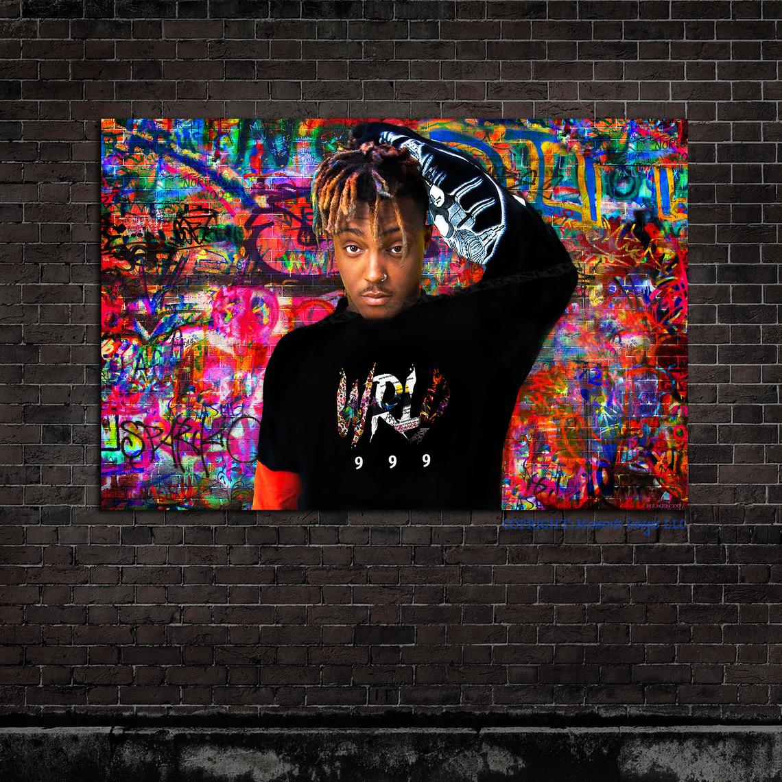 Juice WRLD Quote Music Is The Best Way Canvas Print Wall Art