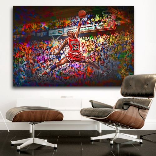 Michael Jordan Jumpman Canvas Art