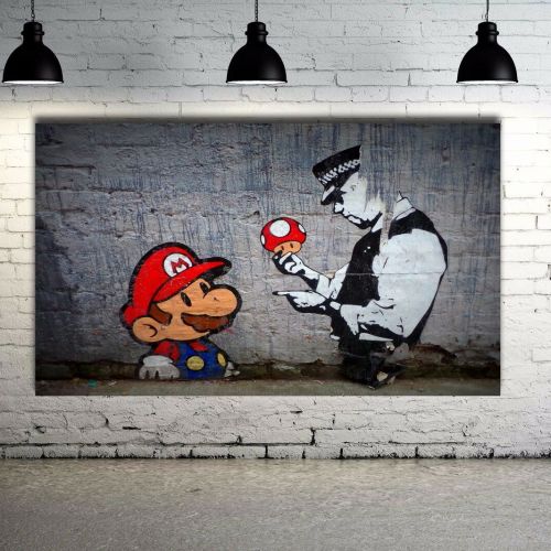 banksy-super-mario-canvas