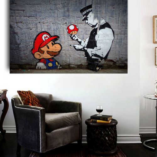 banksy-super-mario-canvas