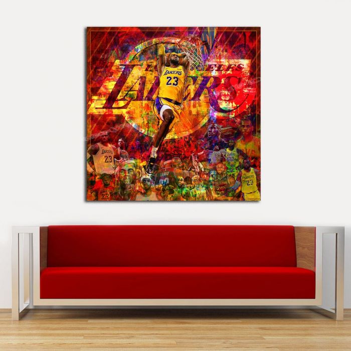 Lebron James Canvas Art