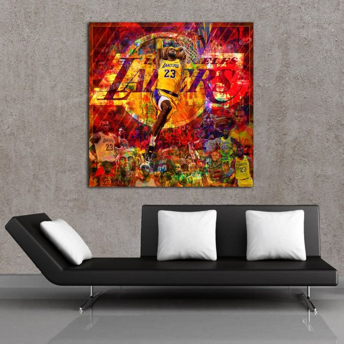 Lebron James Canvas Art