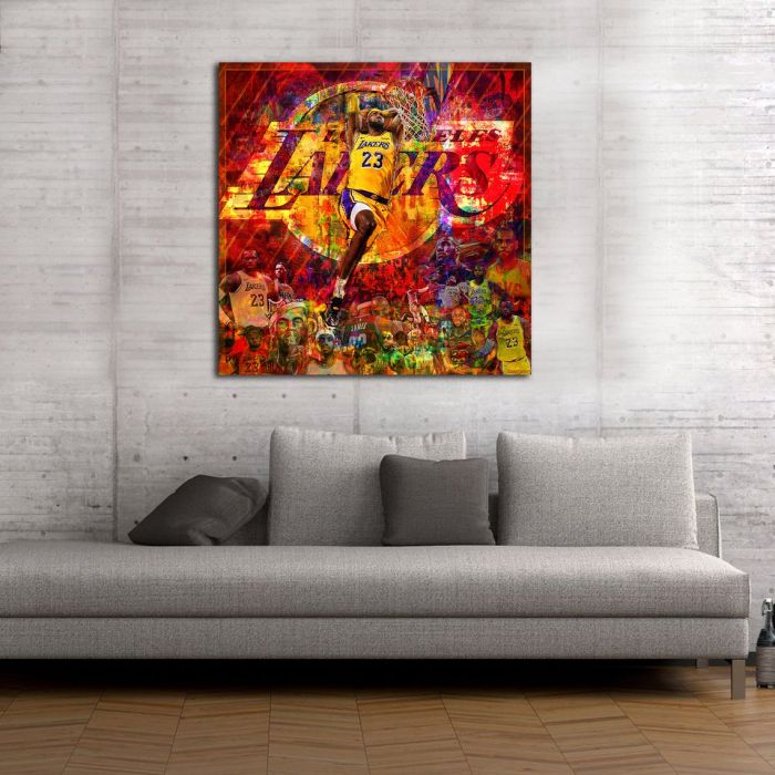 Lebron James Canvas Art