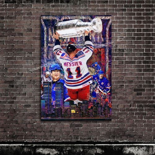 mark-messier-rangers-canvas-art-stanley-cup-Rangeres