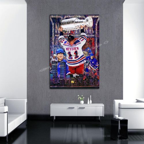 mark-messier-rangers-canvas-art-stanley-cup-Rangeres