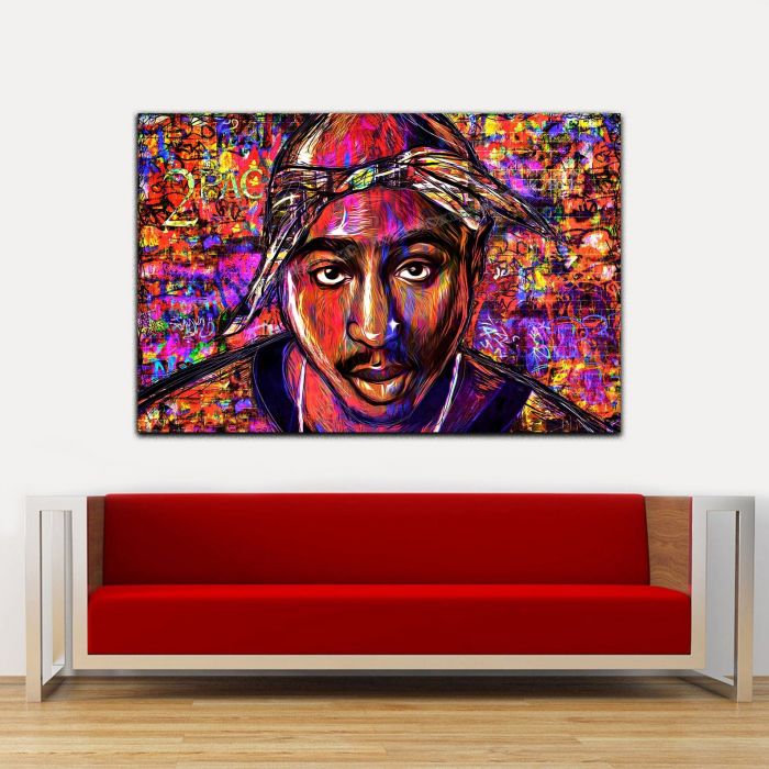 Tupac Shakur Canvas Art