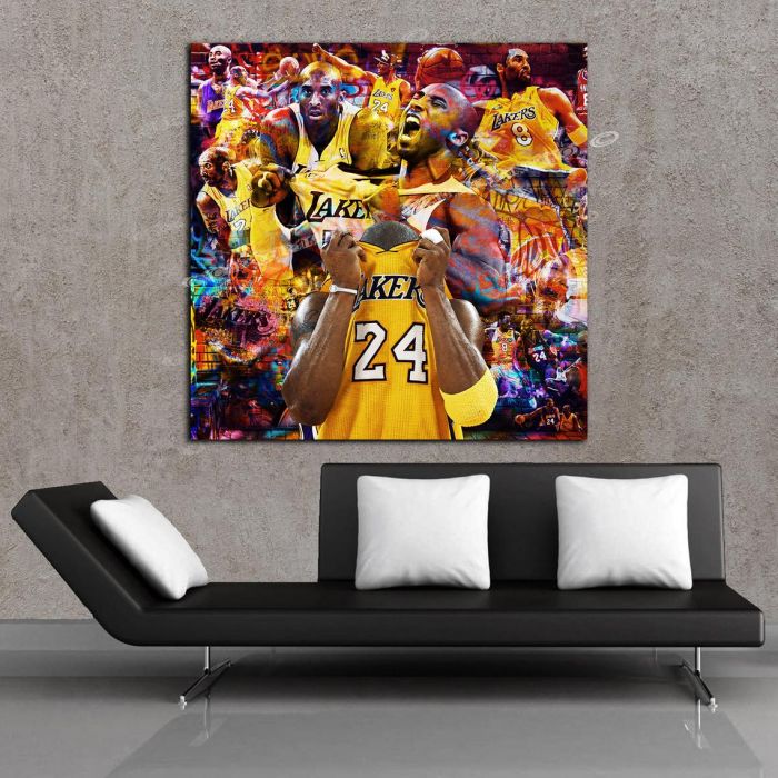 Kobe Black Mamba Graffiti art