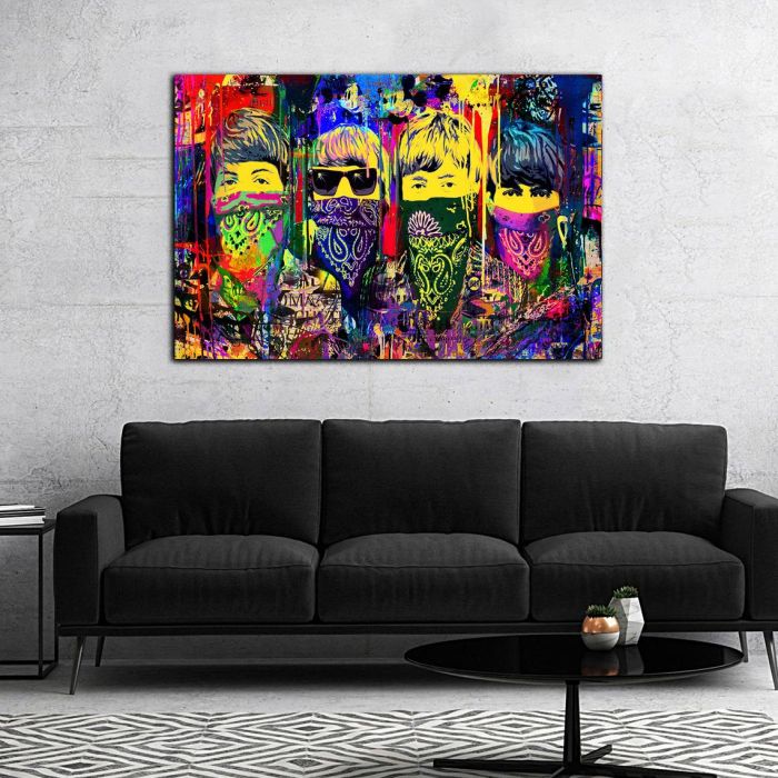 Brainwash Beatles Canvas Art