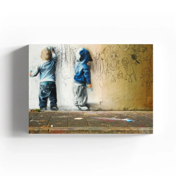 Banksy Graffiti kids street art