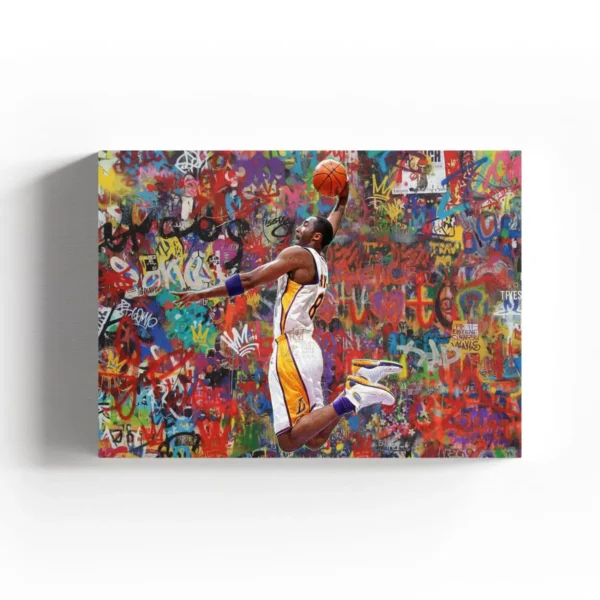 Kobe in Flight Dunk Graffiti