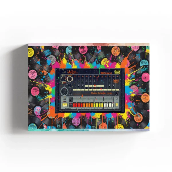 Roland TR808 Graffiti Art print