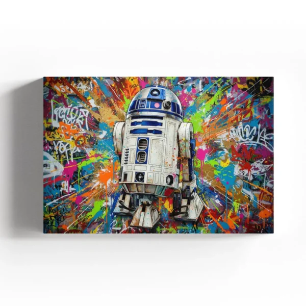 R2d2 Graffiti Canvas art