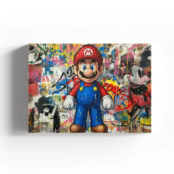 Legendary Luigi – Ready to Hang HD Canvas – Nintendo – Retro Pop Art