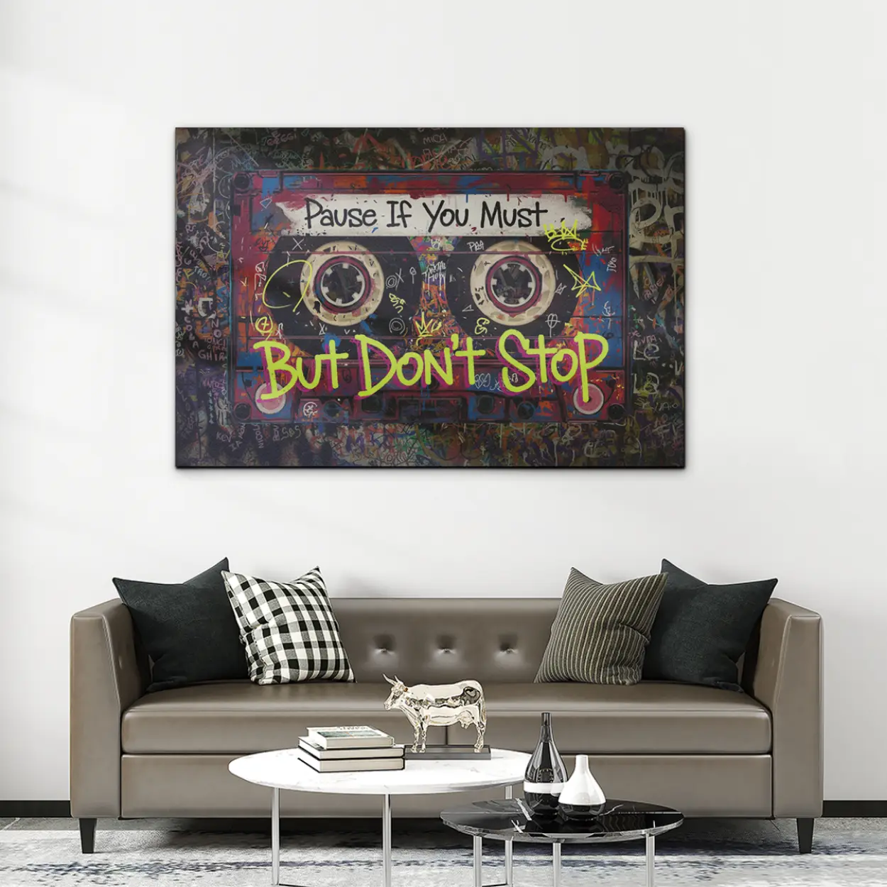 Pause If You Must – Ready to Hang HD Canvas – Motivation – Hustle - Image 11
