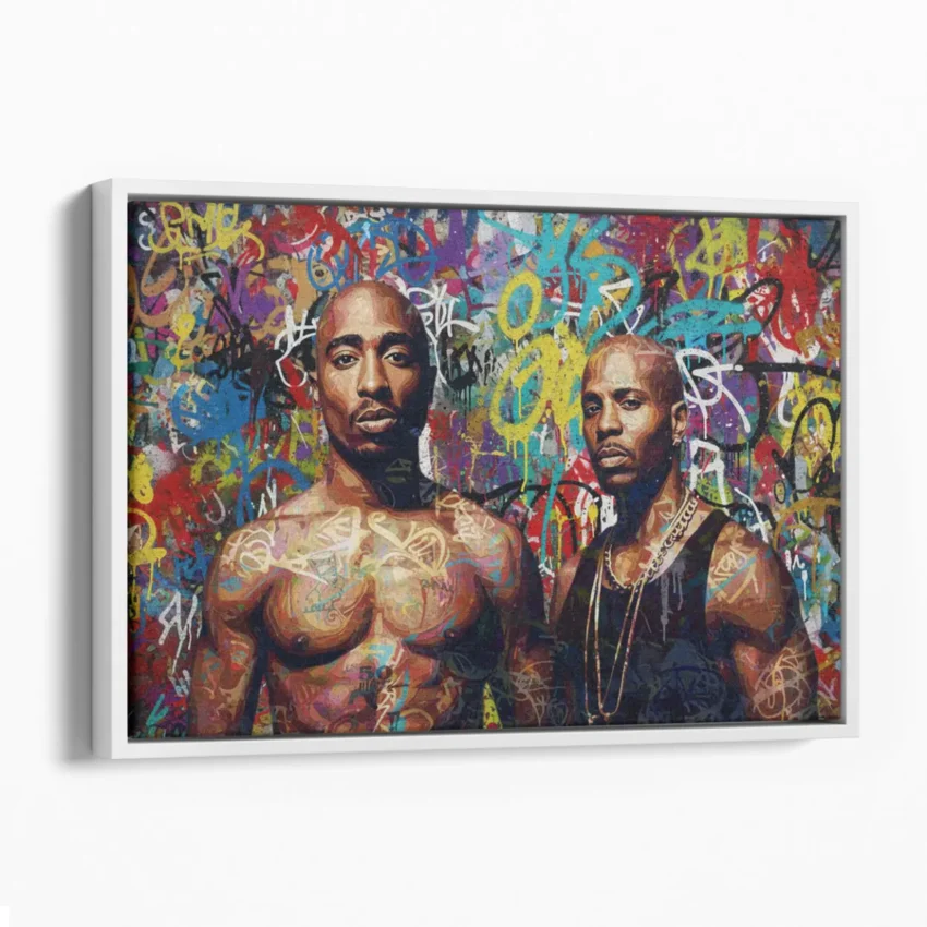 Tupac & DMX Remix Graffiti Canvas Art - Hip Hop Legends - Graffiti