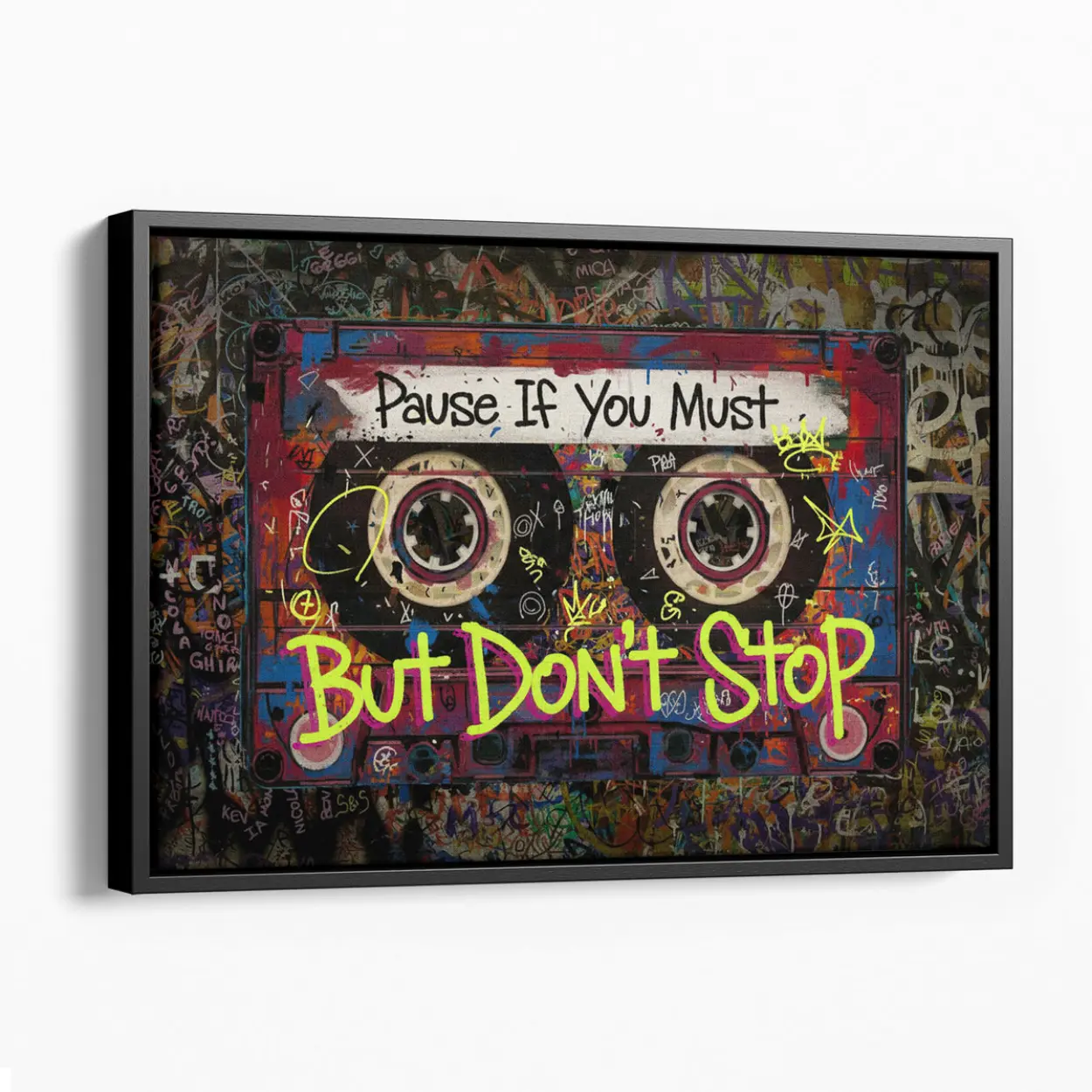 Pause If You Must – Ready to Hang HD Canvas – Motivation – Hustle - Image 7