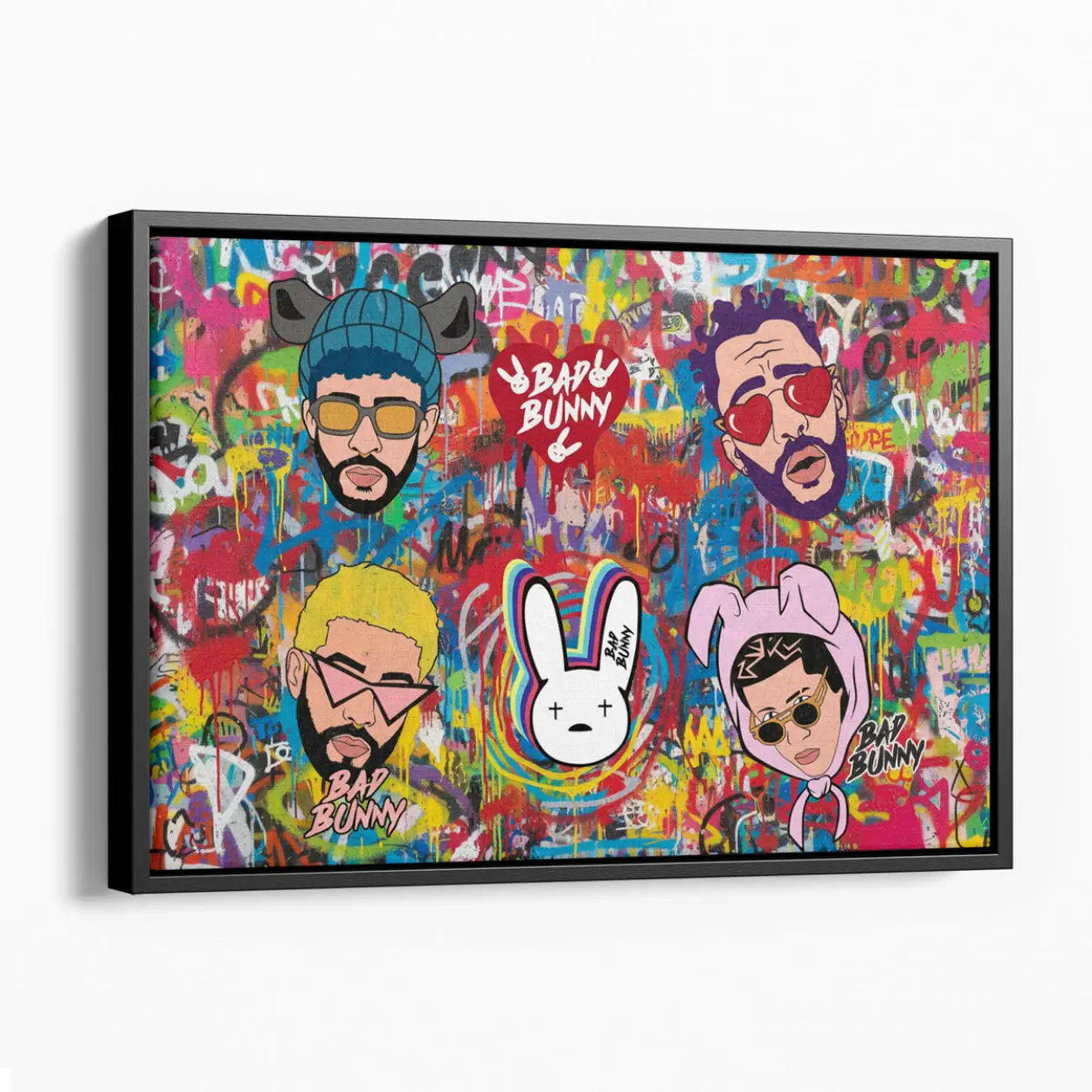 Bad Bunny – Ready to Hang HD Canvas – Reggaeton – Latin Music Icon - Image 7